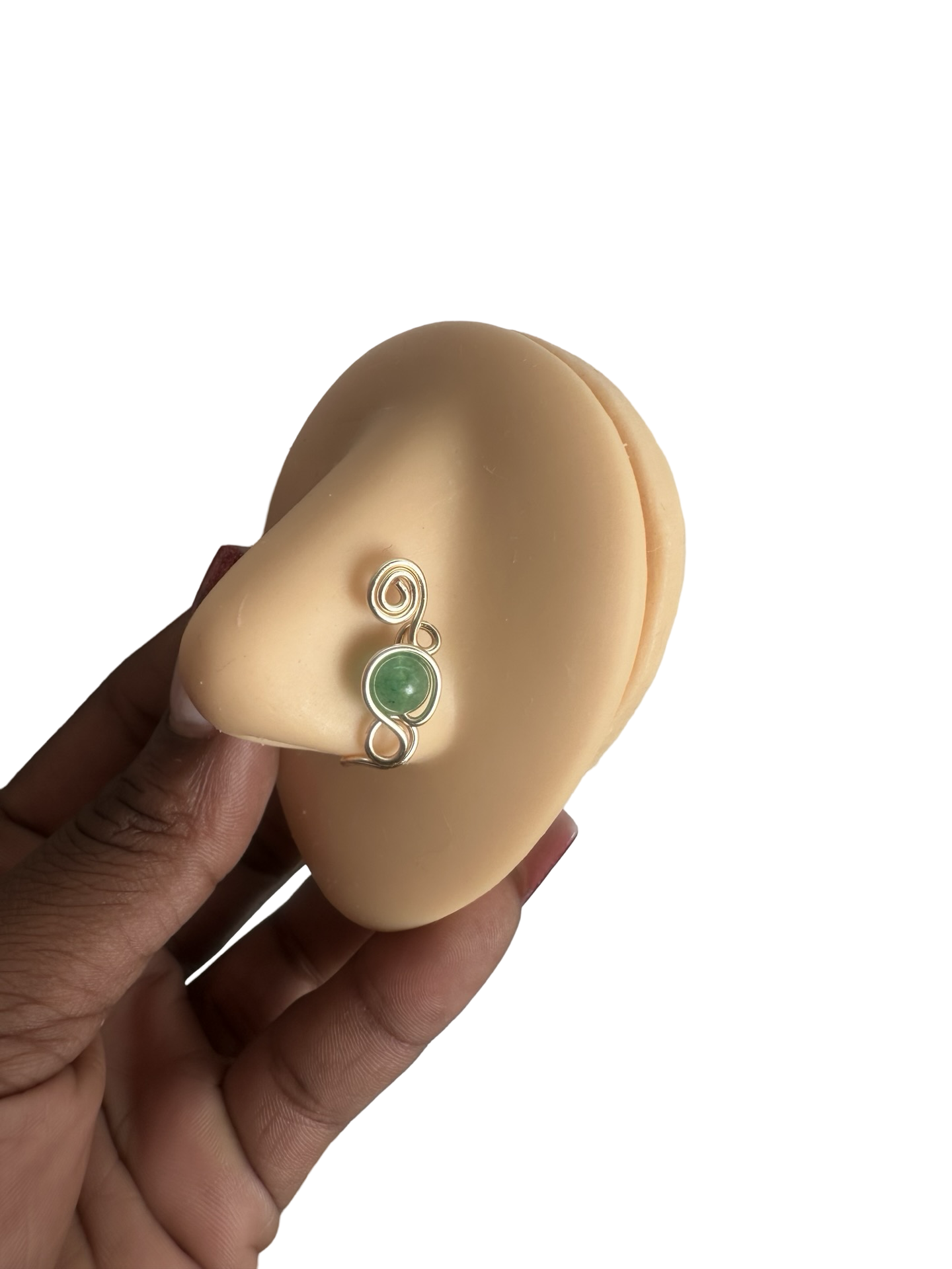 Green Aventurine Nose Cuff