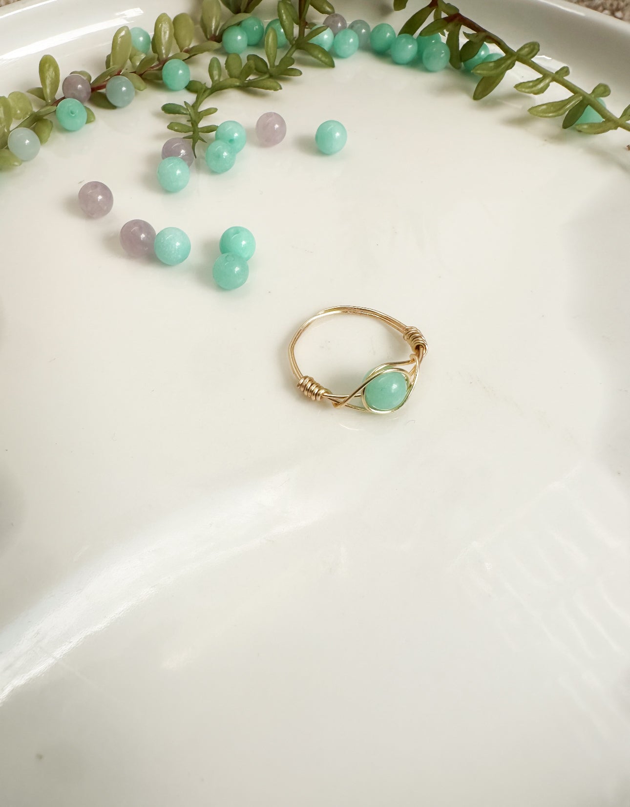 Light Green Jade Ring