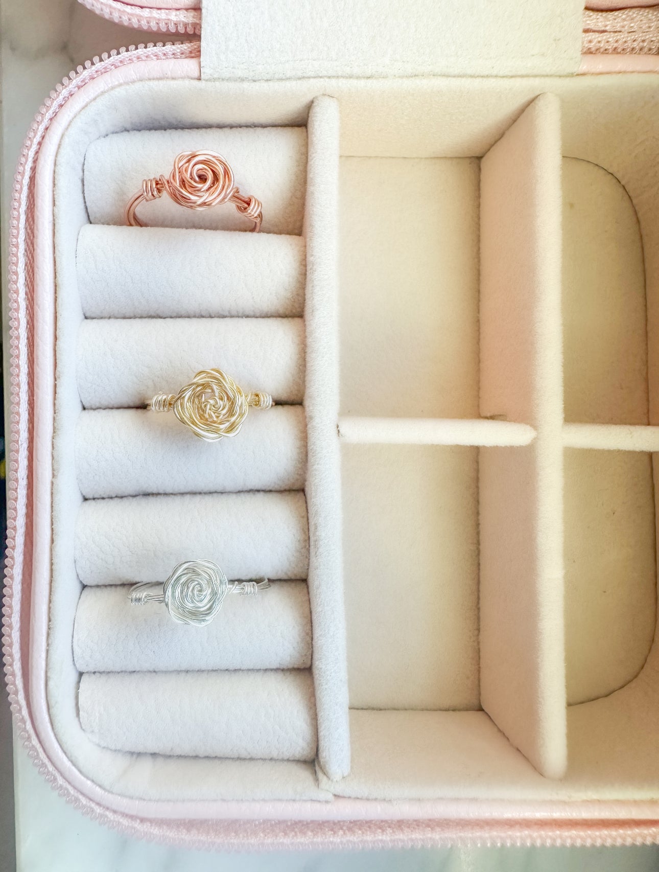 Wire Rose 🌹 Rings