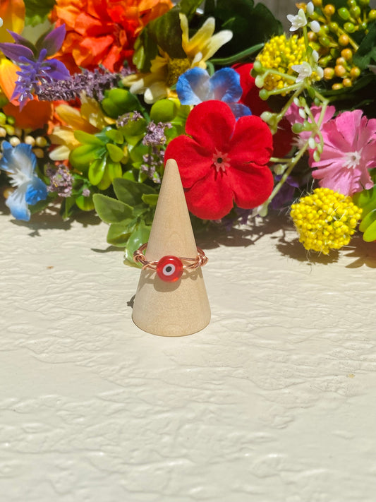Red Evil Eye Ring