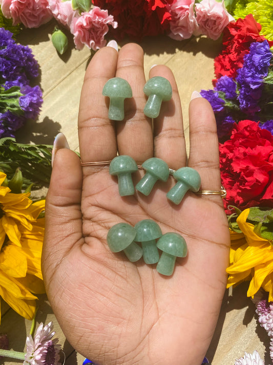 Green Aventurine Mushroom