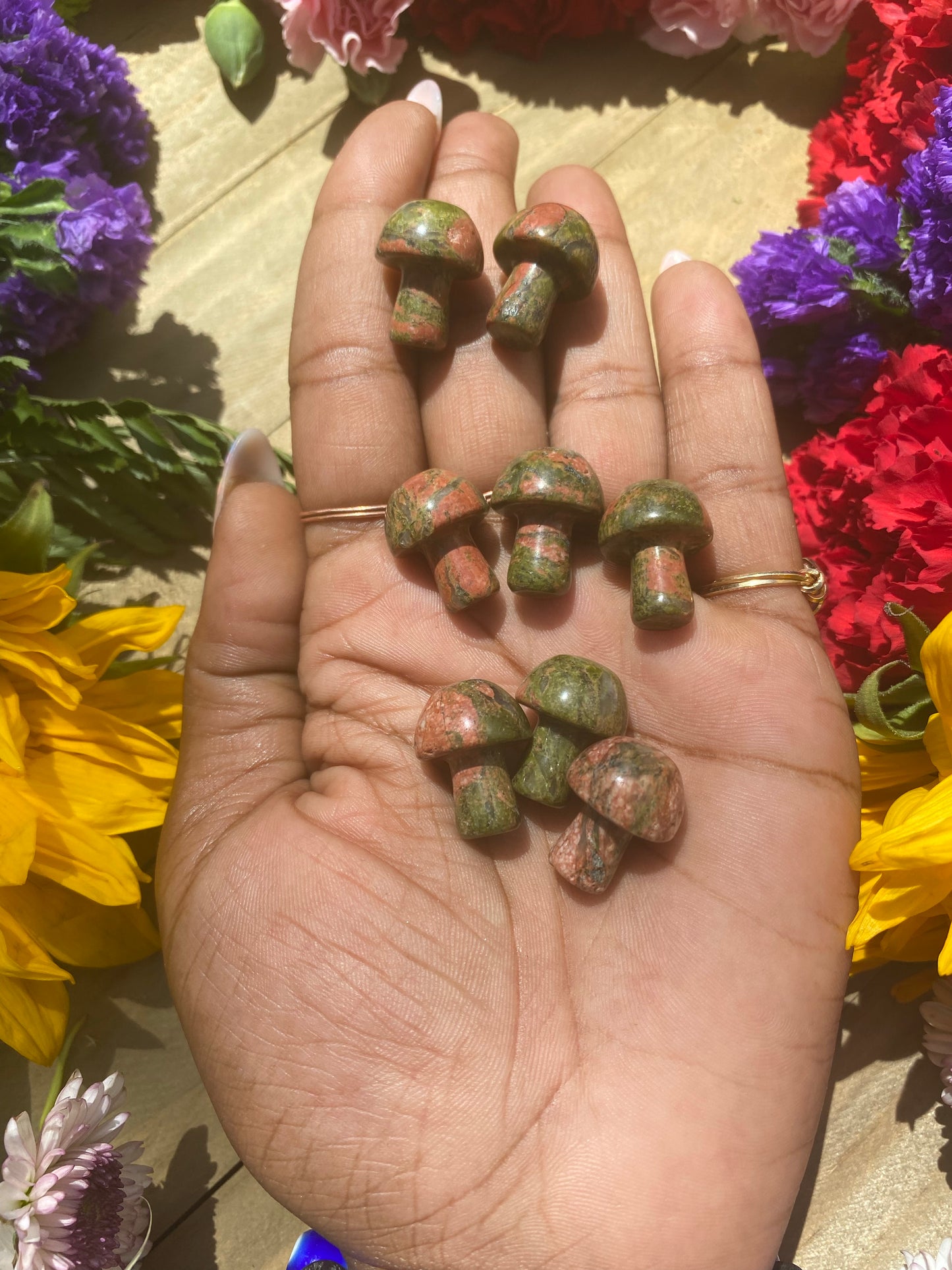 Unakite Mushroom