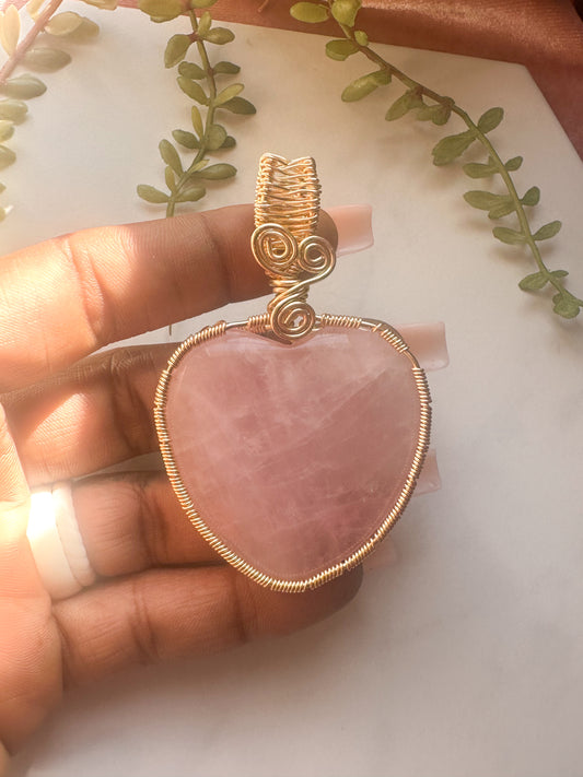 Rose Quartz Pendant