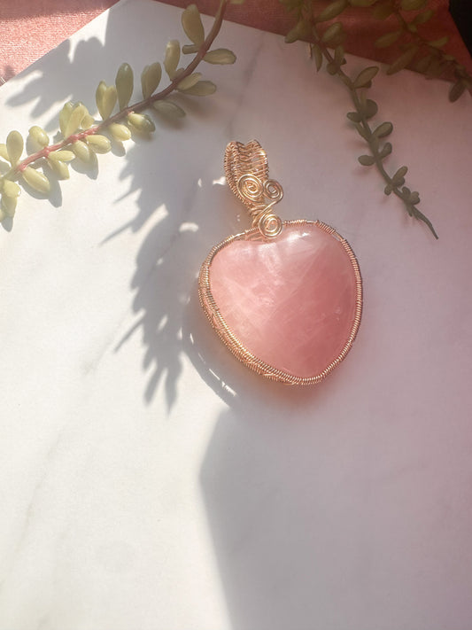 Rose Quartz Pendant