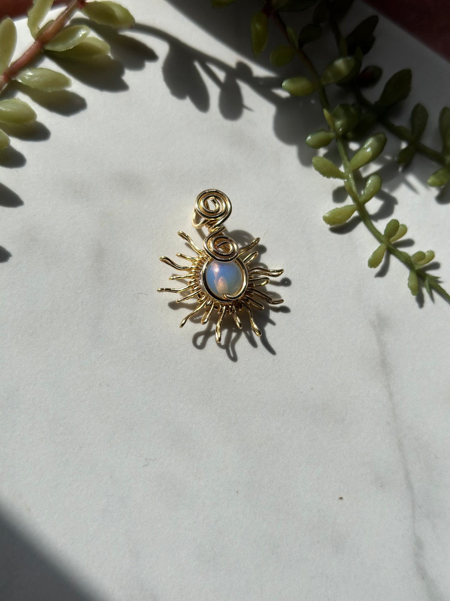 Opalite Sun Pendant